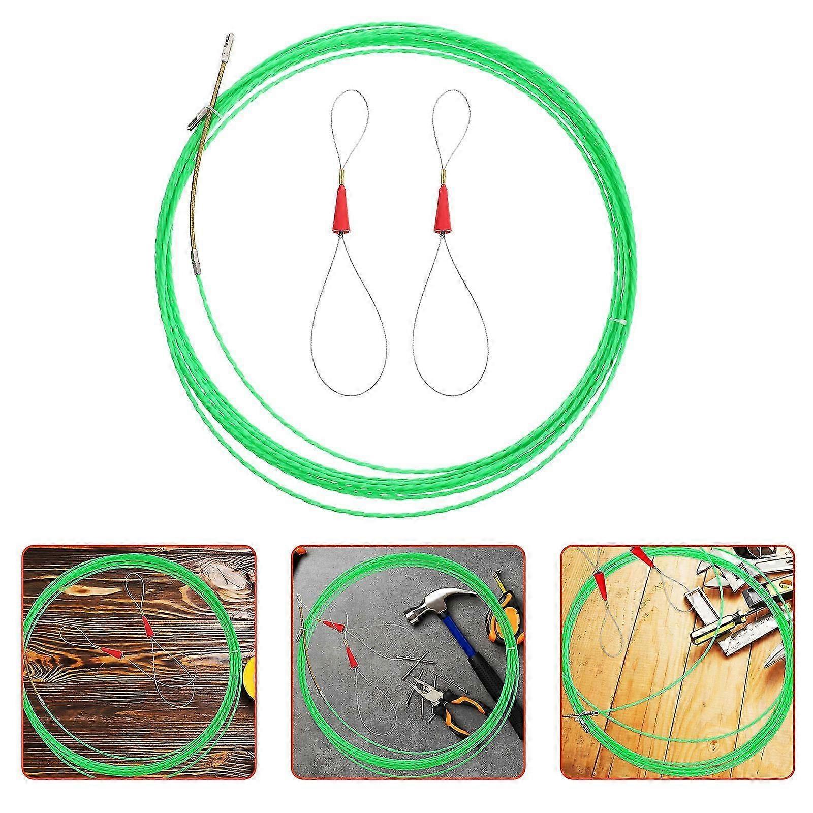 Wire Guider Wall Electrical Cable Puller Tool with 4Sets for Home Use