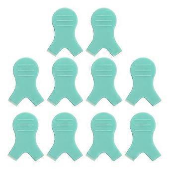 10Pcs Wimpernwelle Zange mit Bürste Wimpernlift Bürsten Pfropfen Wimpernbürsten
