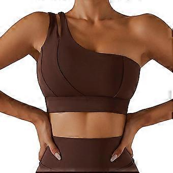 Women's One Shoulder Sports Bra Women Sports Yoga Underwear Seamless Bralette Padded Comfortable Bra Stretch