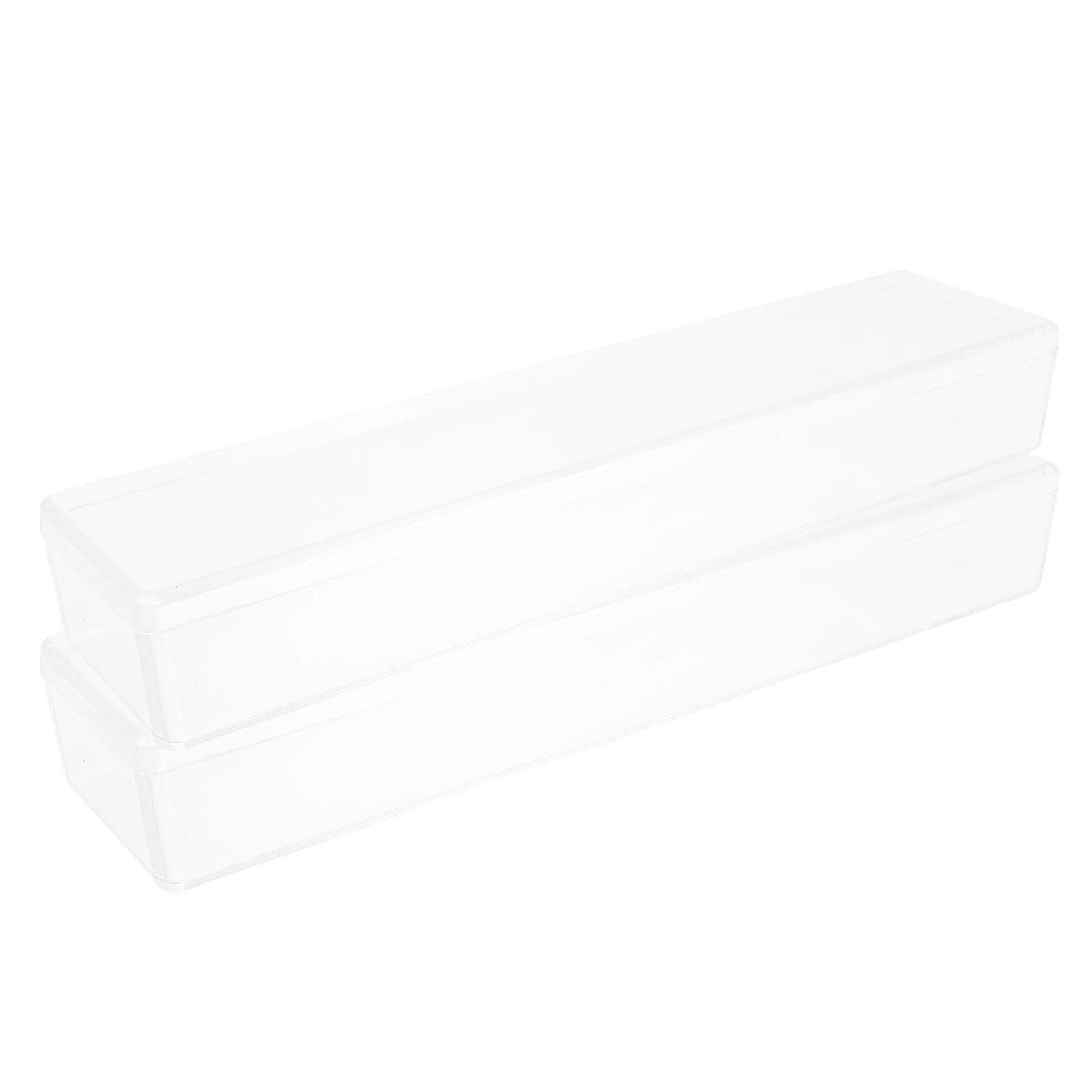 Universal Harmonica Container for Storage 2Pcs Acrylic Clear Protective Box