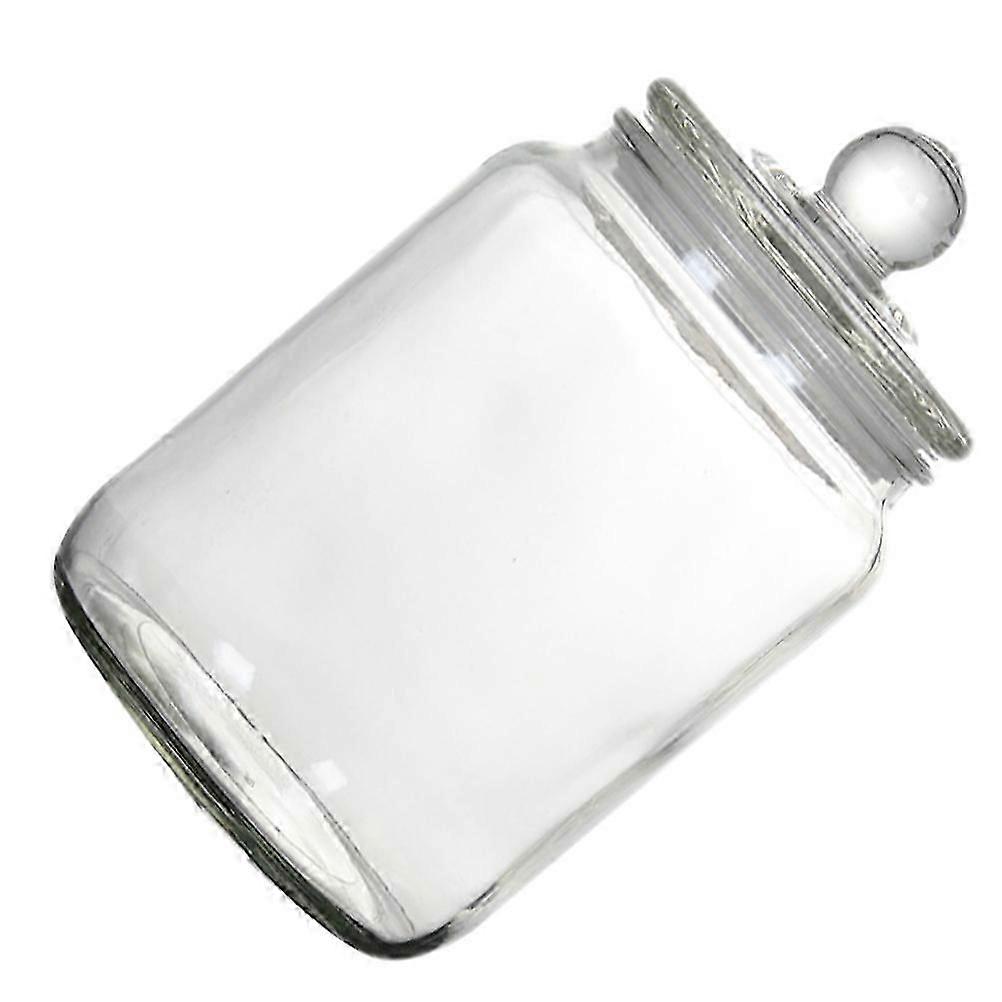 Sealed Jars Glass Containers Square Shape High Temperature Resistant 1Set