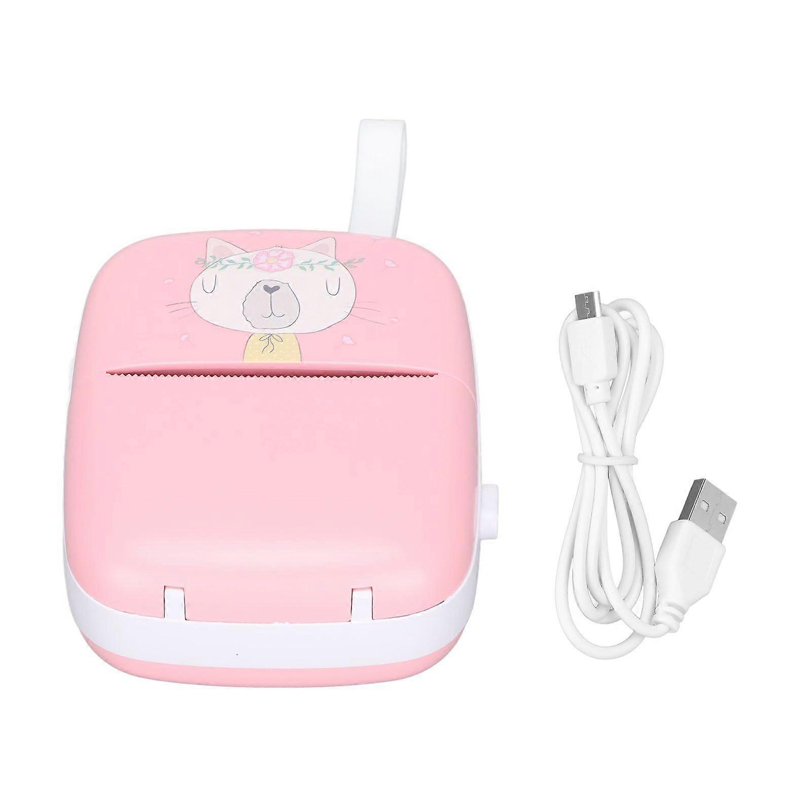 Mini Printer 200DPI Resolution Environmental Friendly Thermal Printing Photo Printer
