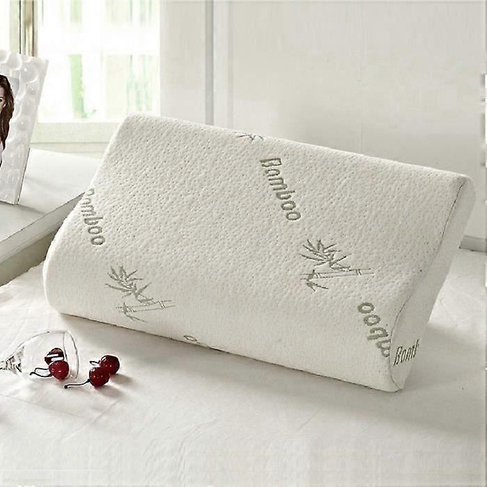 Memory foam pillow - CPROPRO - Cervical support - Removable cover - Beige