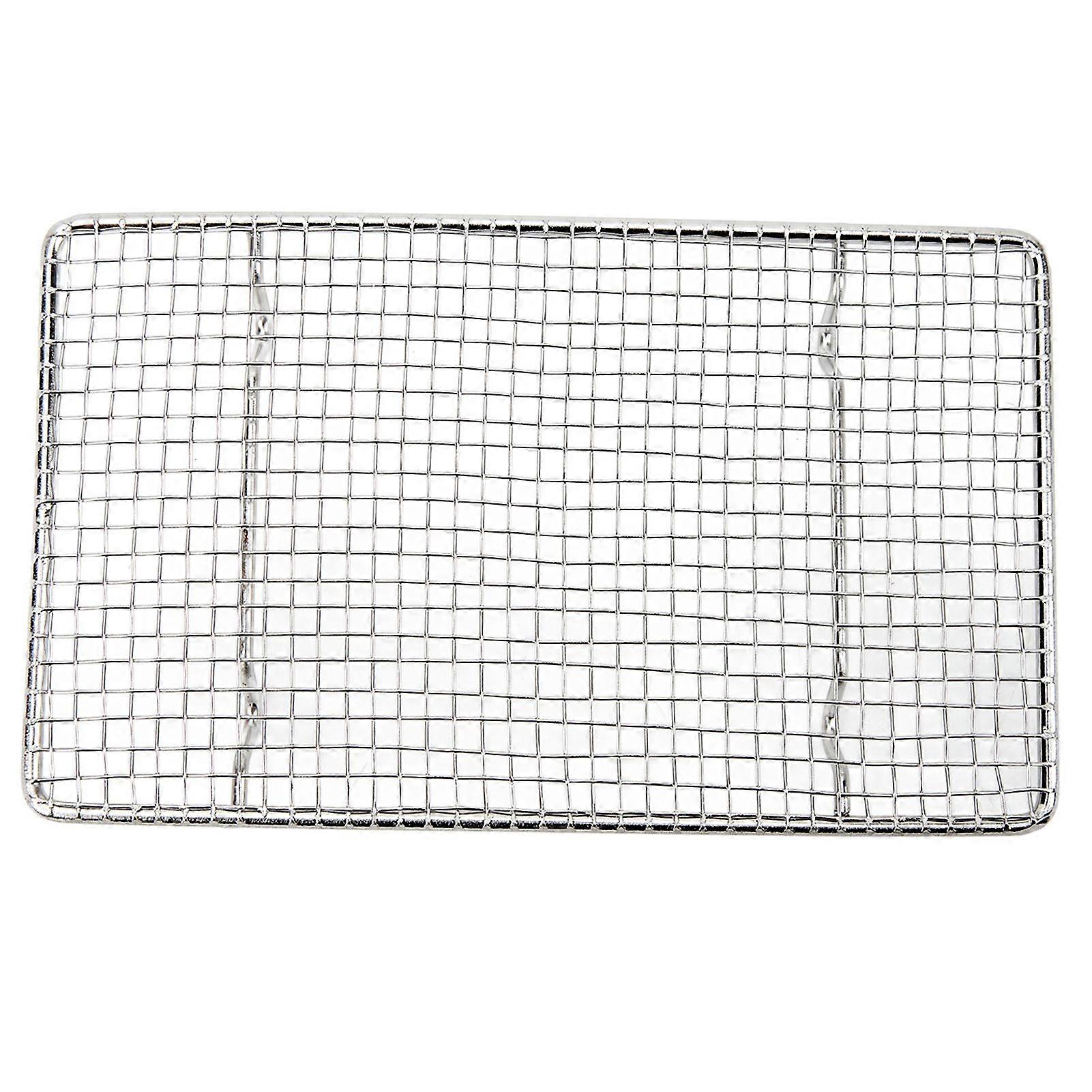 Grill Grate Dishwasher Safe Rectangular Rust Proof Stainless Steel Grill Mesh Rack compatible Barbecue Baking