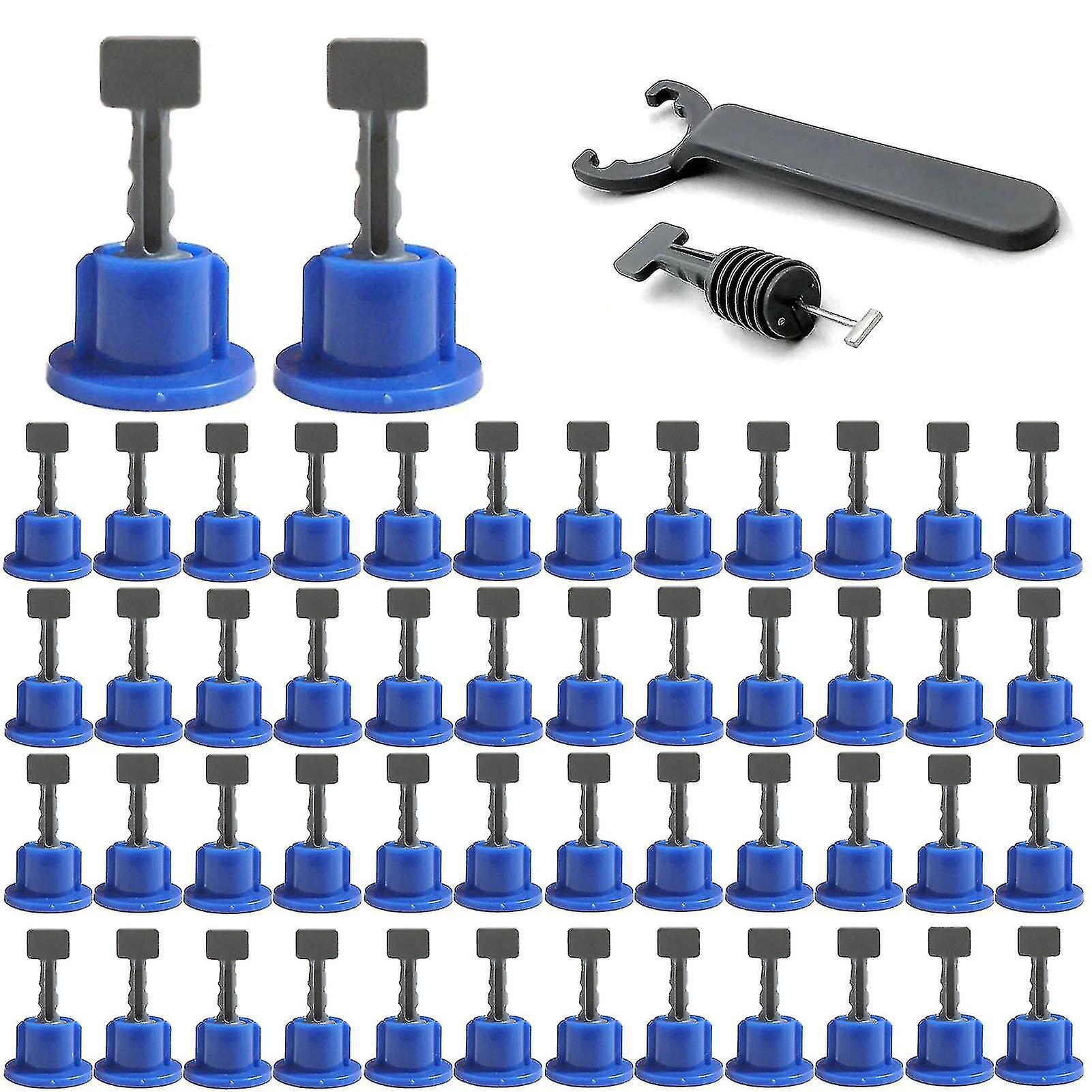 50 Pack Wall Tile Level Wedges Flooring Leveler Locator Spacers Installation Tool Kit