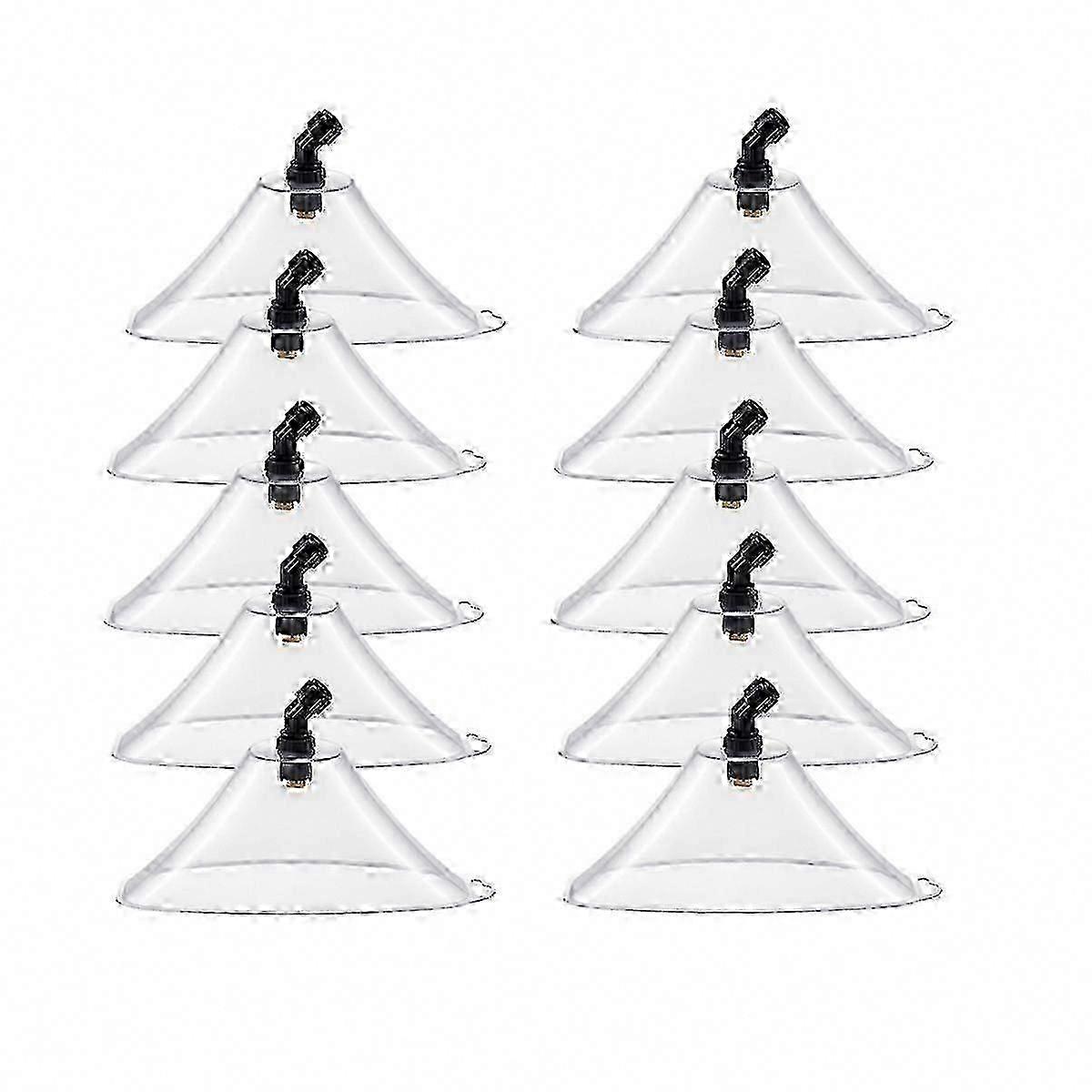 Windproof Drift Guard Flat Spray Nozzle for Agricultural Sprayers - 10 Pack