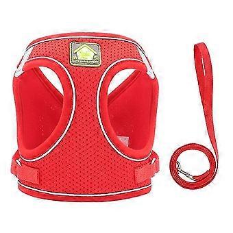 Pet Harness and Leash Adjustable Vest Harness with for Cat Dog Kitten Puppy Rabbits Size S