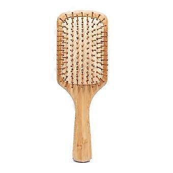 Dww Bamboo Hairbrush Professional Drying Brush for Long, Thick, Wavy Hair, Reduces Breakage and Frizz, No More Tangles, Massage Comb