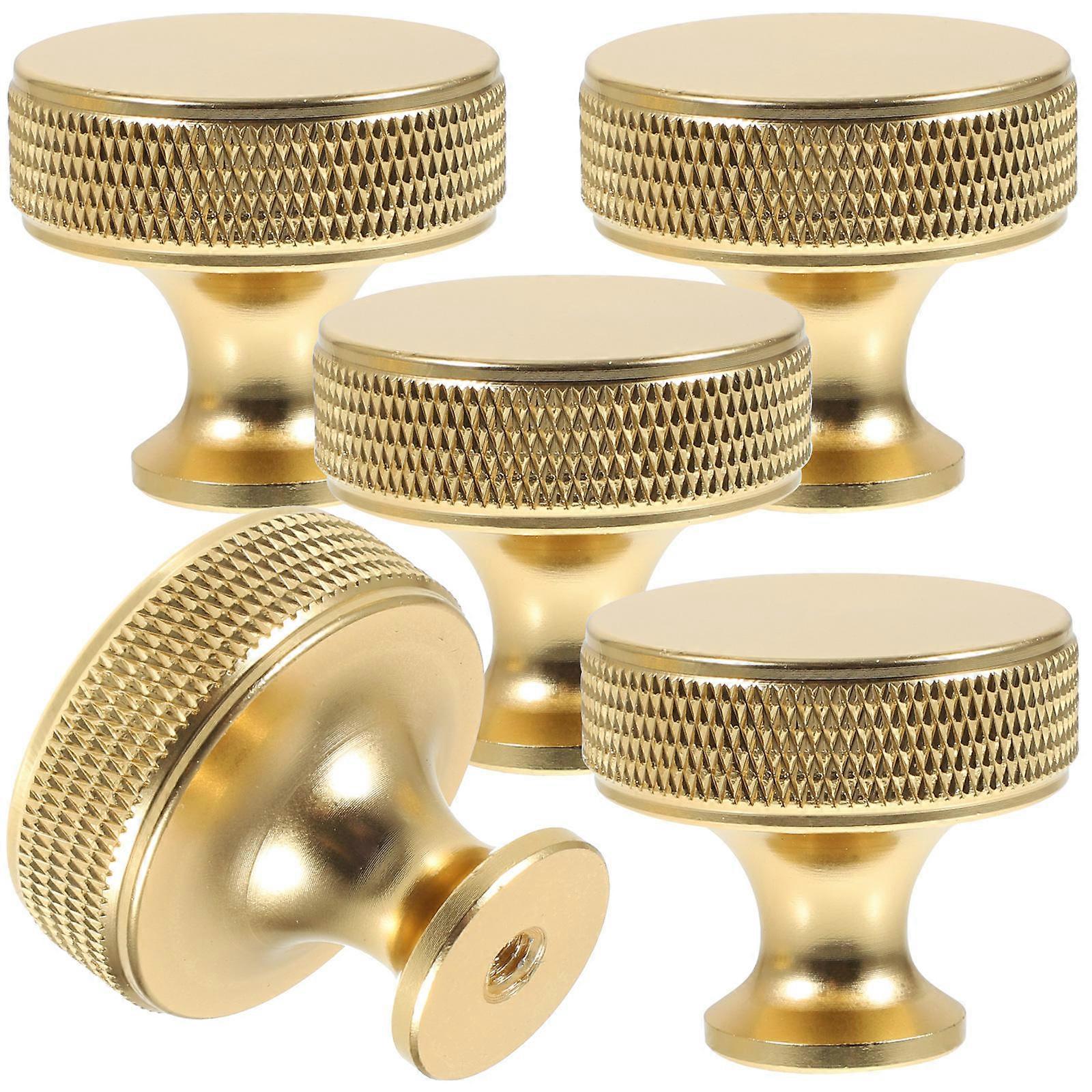 5pcs Door Handle Dresser Pull Modern Round Pull Handle Replacement Cabinet Pull