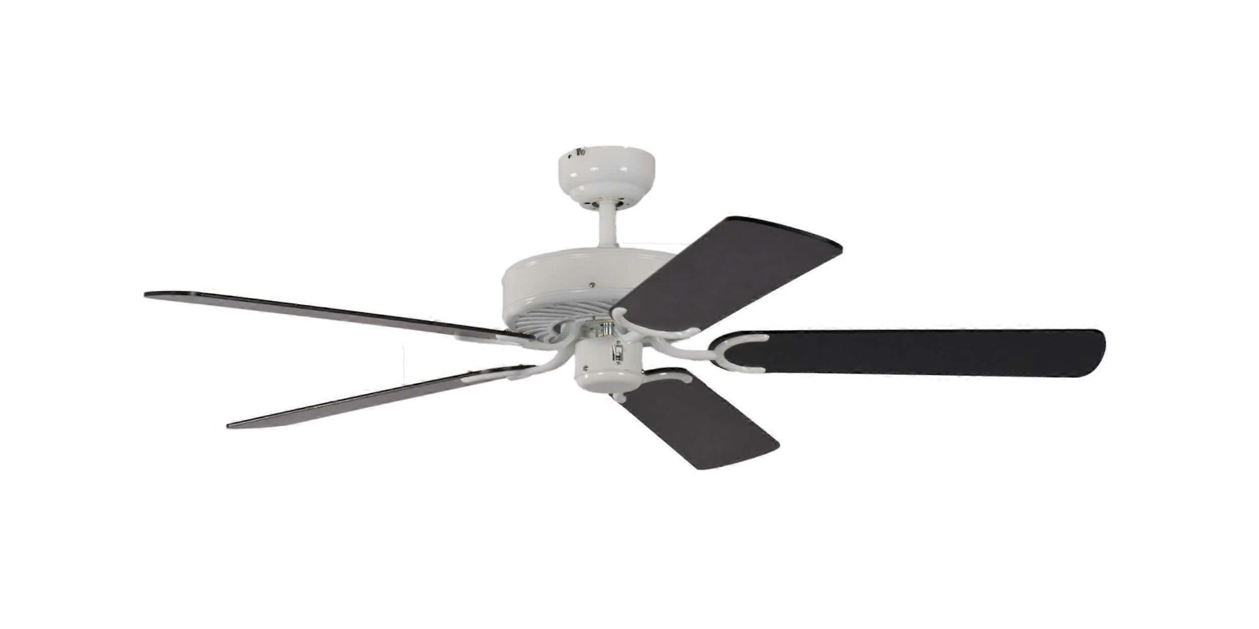 Ceiling fan Potkuri white / black