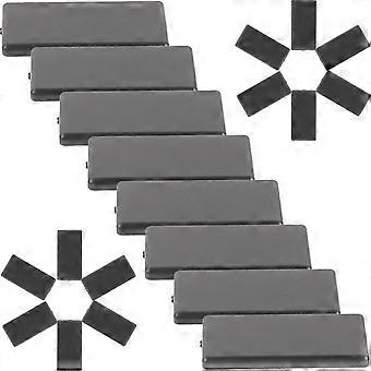 20pcs Aluminum Profile End Cap for 2040 Extrusion, Nylon Black, Dustproof and Splashproof Cover