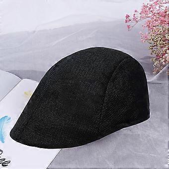 Retro tidningspojkehatt för män, andningsbar Anti-UV-portabel Casual Basker