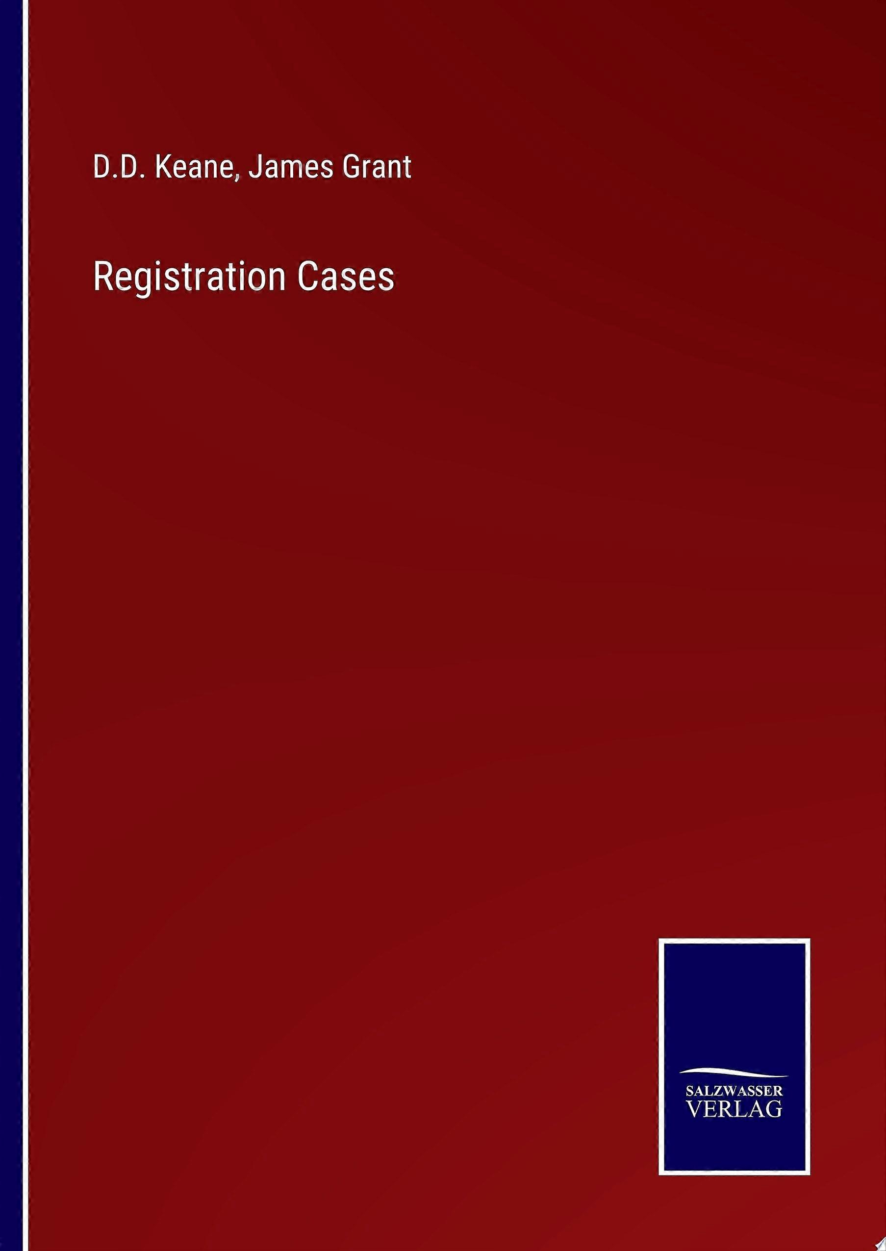 Registration cases