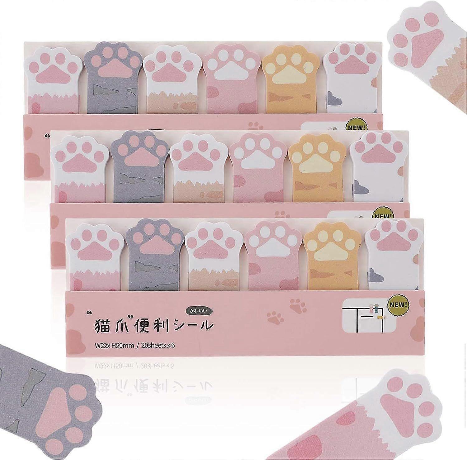 Cute Cat Paw Sticky Notes 360 Sheets