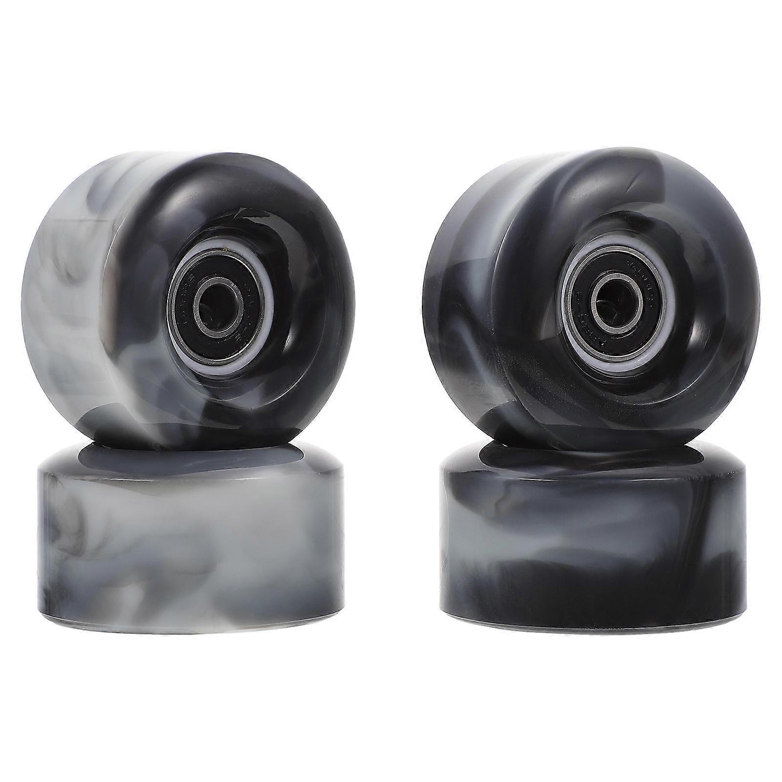 Roller Skates Wheels PU for Roller Skating Assorted Color Double-Row Wheels
