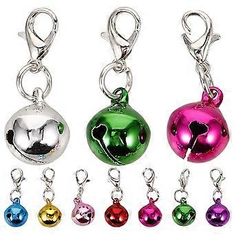 Pet Collar Bell Cat Dog Collar Bells for Decoration 10Pcs Set Assorted Colors
