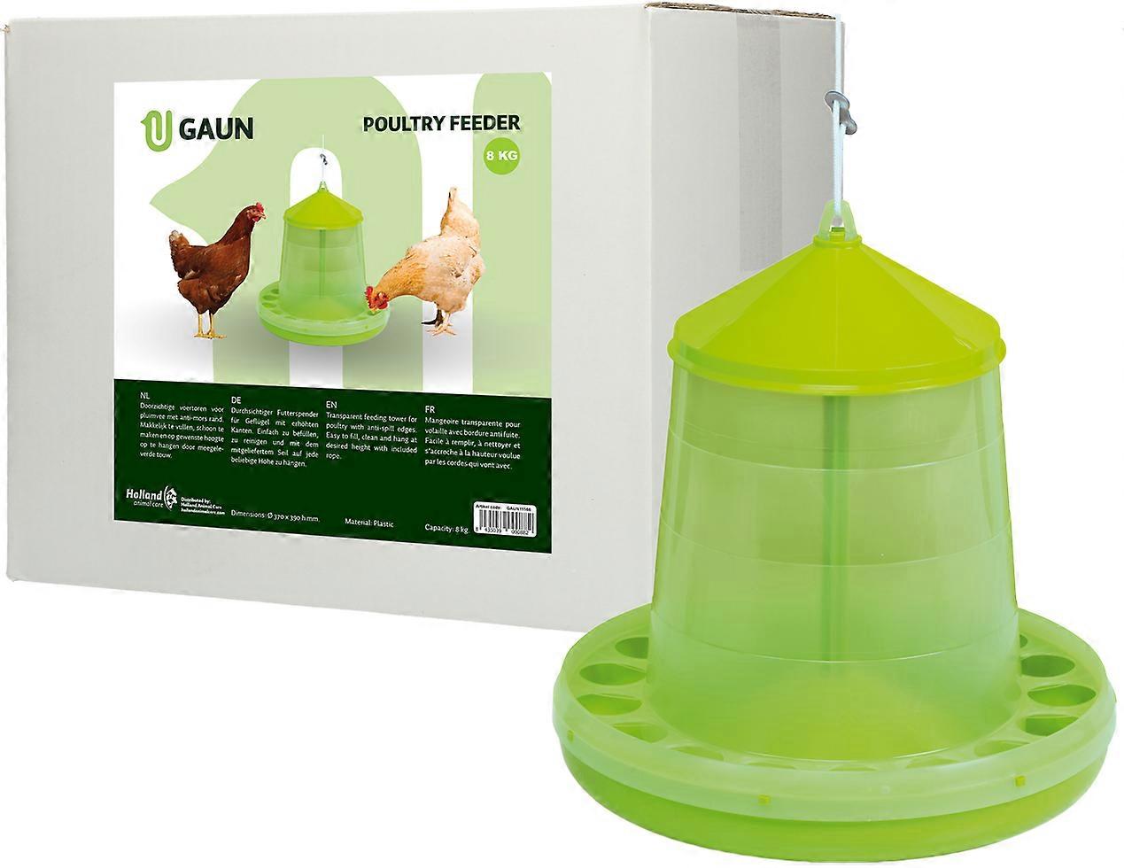 Poultry feed tower 8 kg green lemon