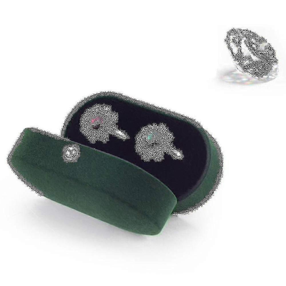Velvet Silk Pair Ring Box Wedding Ring Box Single Ring Box D