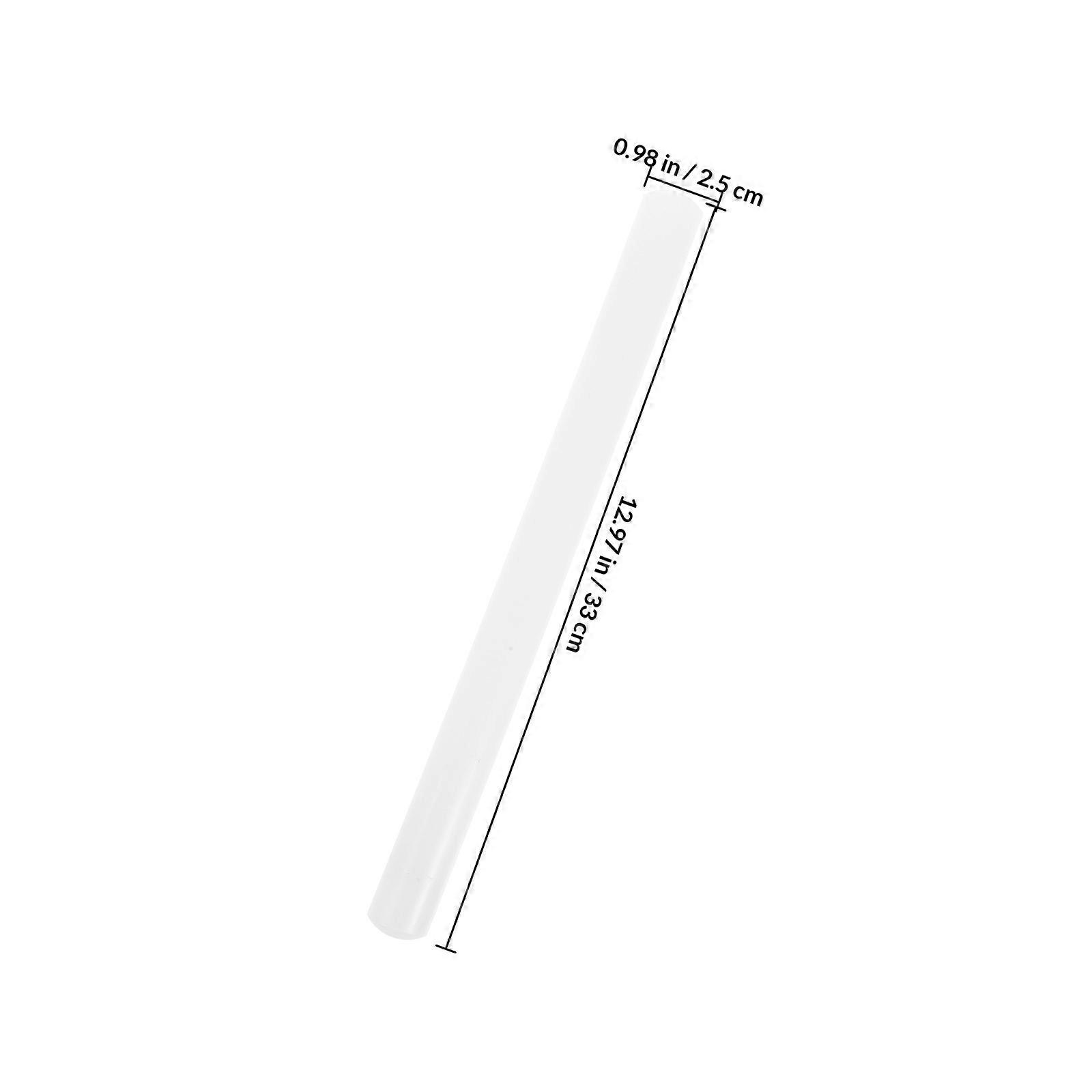 Baking Rolling Pins for Baking 2Pcs White Plastic Kitchen Rods