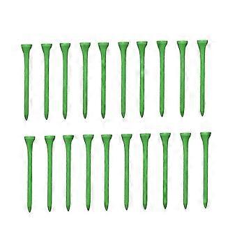 Outdoor Tees Wood Protective Tees for Golf Use 100Pcs Green Set