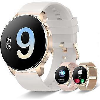 Iaret Smart Watch for Women (Answer/Make Call), Fitness Tracker for Android and iOS Phones Waterproof Smartwatch with 1.32" HD Full Touch Screen AI