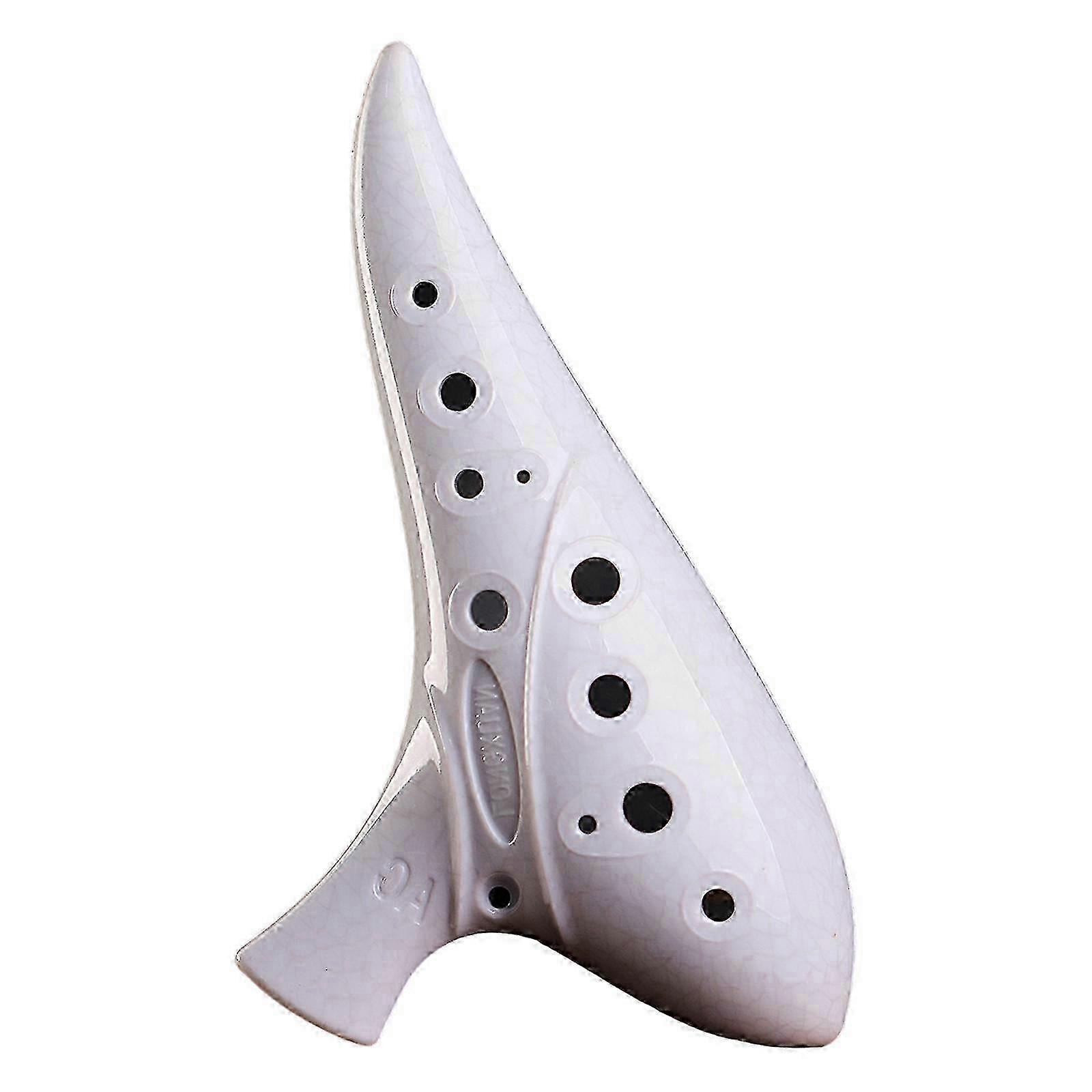 12-Hole Ceramic Ocarina Portable