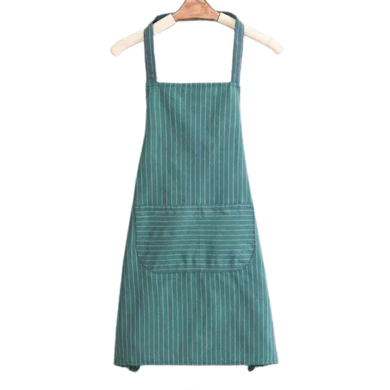 Lightweight Cloth Cooking Apron Adjustable Pockets