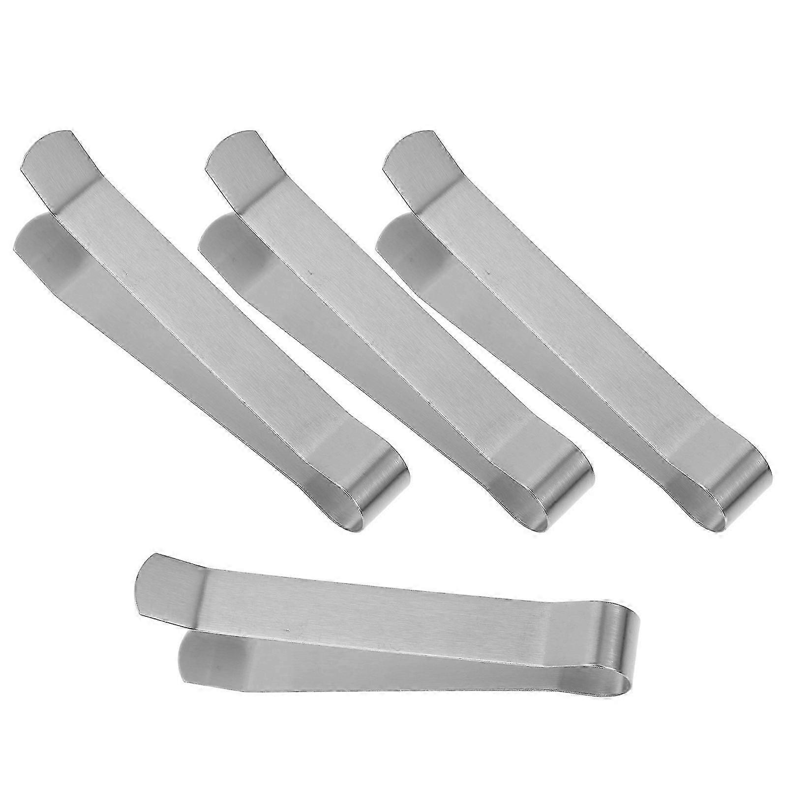 Candle Flame Extinguisher Wick Flame Snuffer Silver 4Pcs