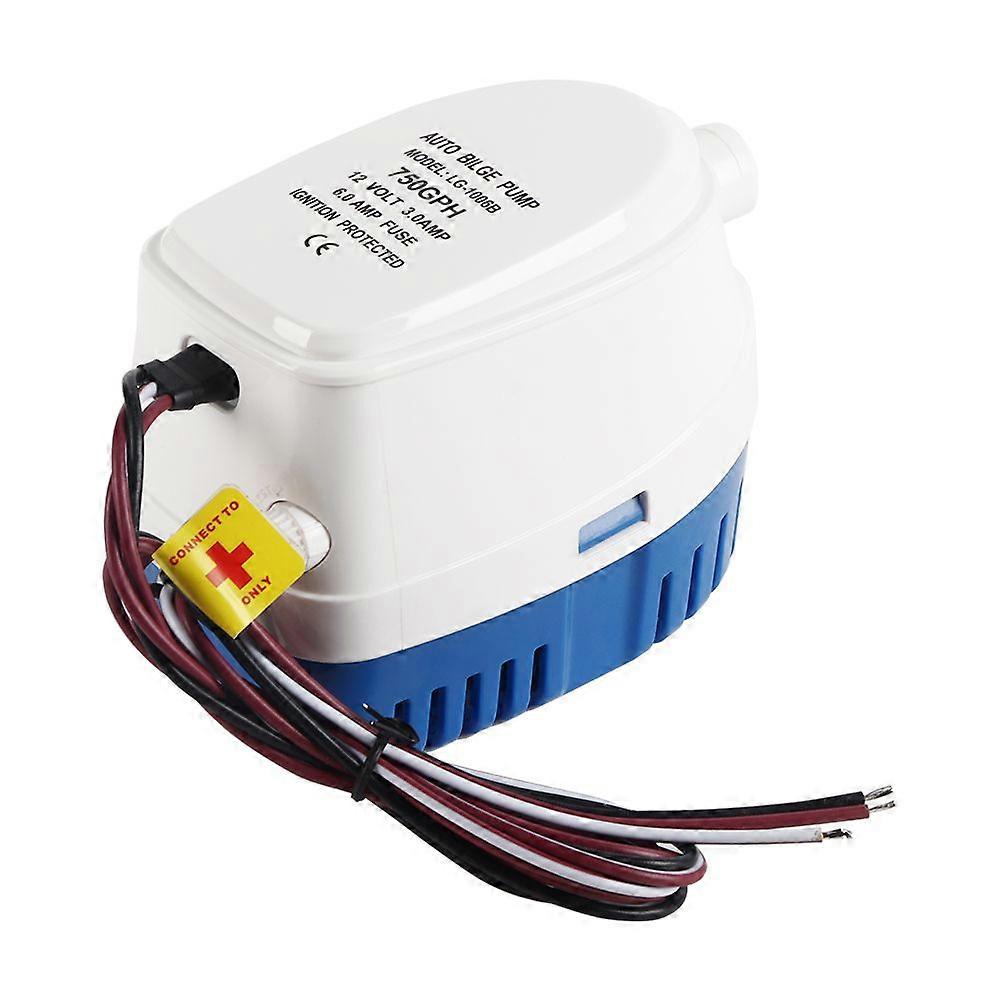 12V 750GPH Automatic Submersible Bilge Water Pump With Float Switch For Boat