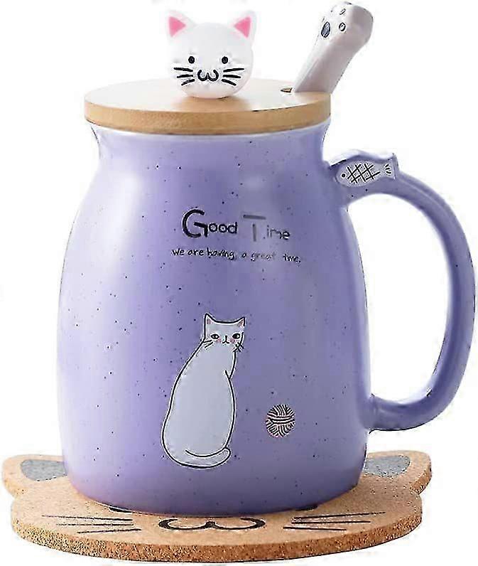 Cat Mug - Purple