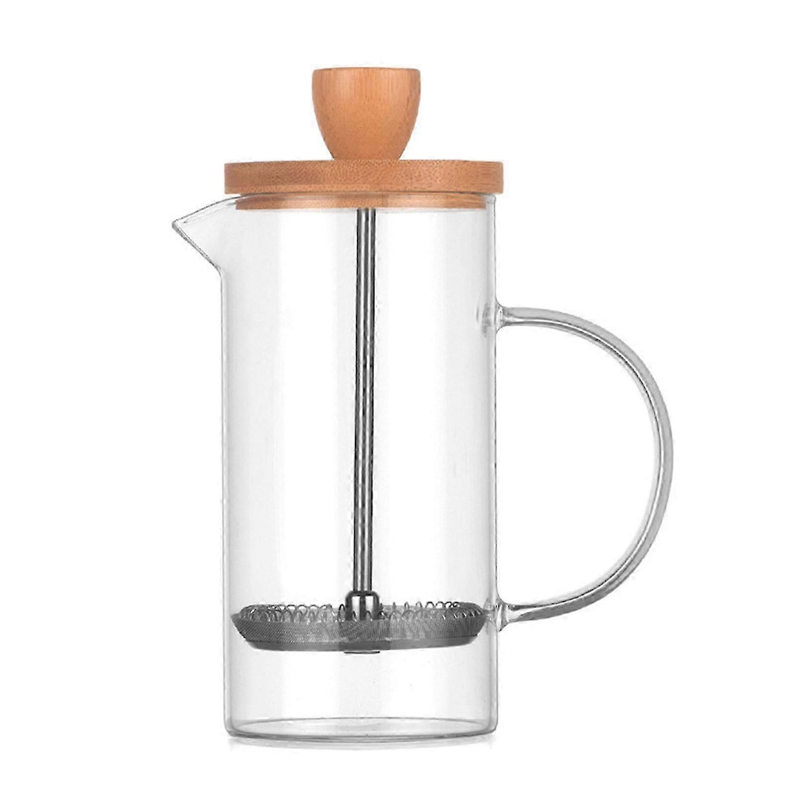 Fine-Mesh Bamboo French Press