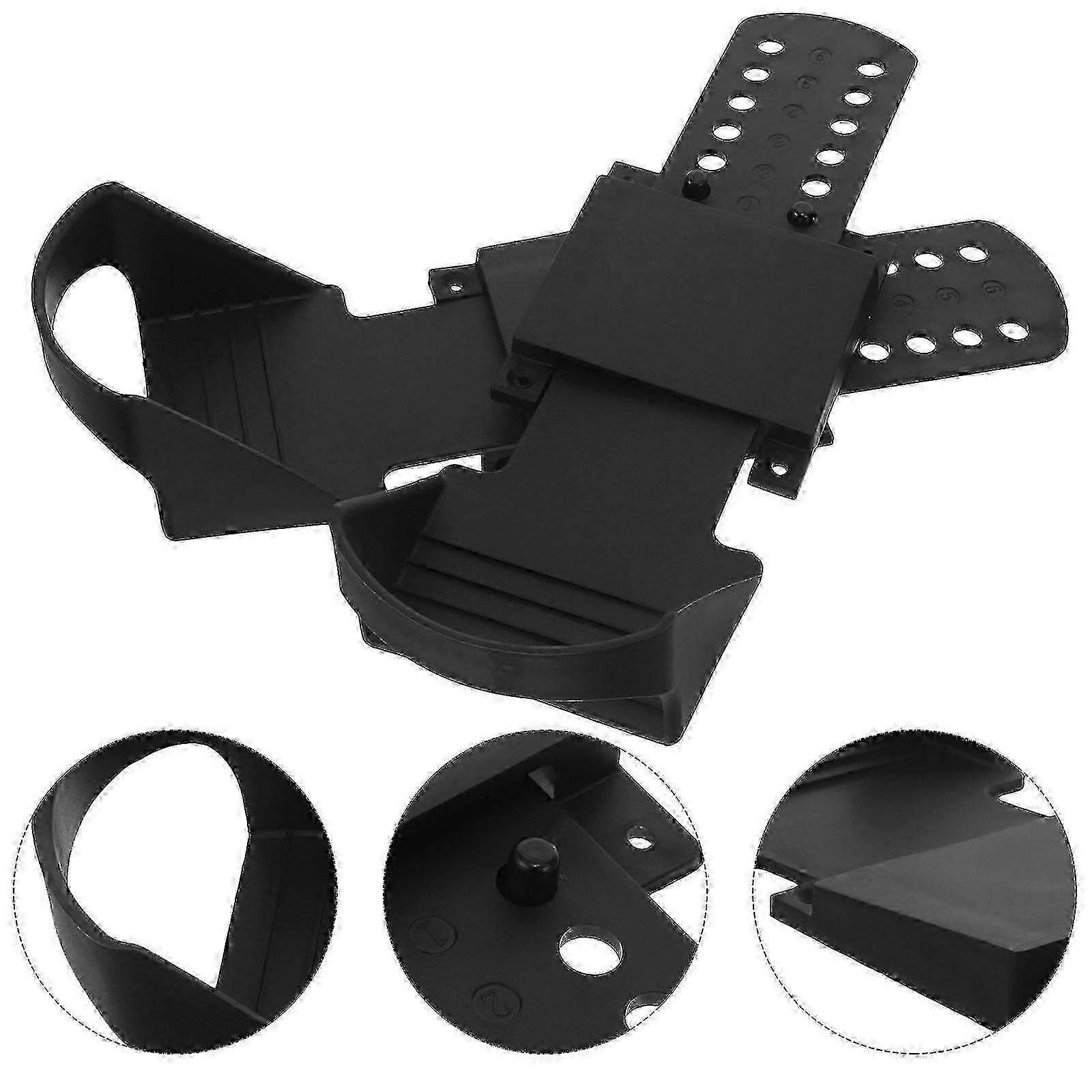 Durable Black Rowing Machine Foot Pedals