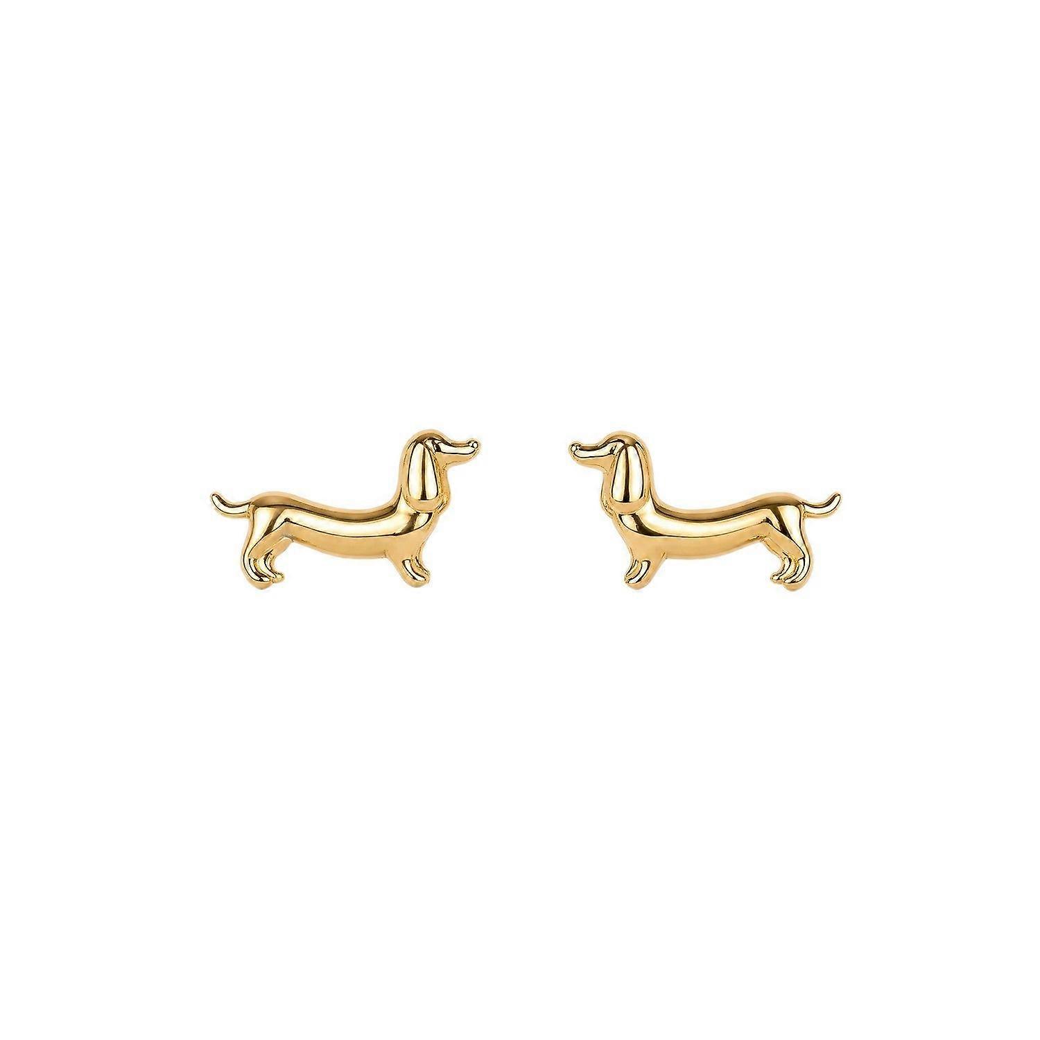 Beginnings Sterling Silver Gold Earrings E6832 | Acotis