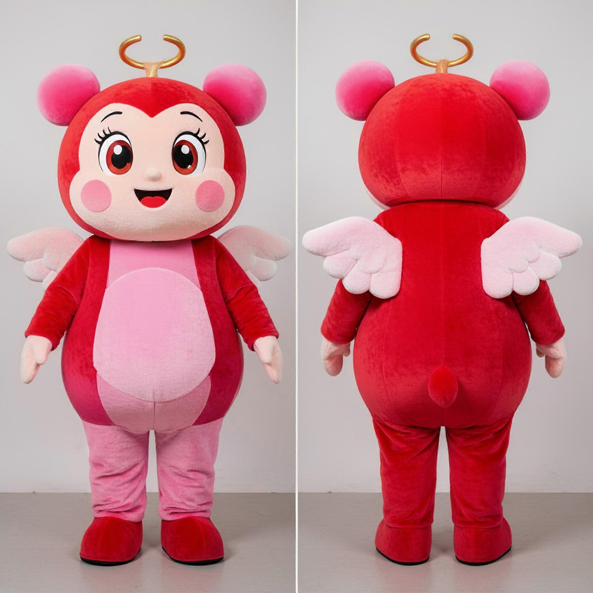 MASTICOT Rosy Round Cupid Mascot