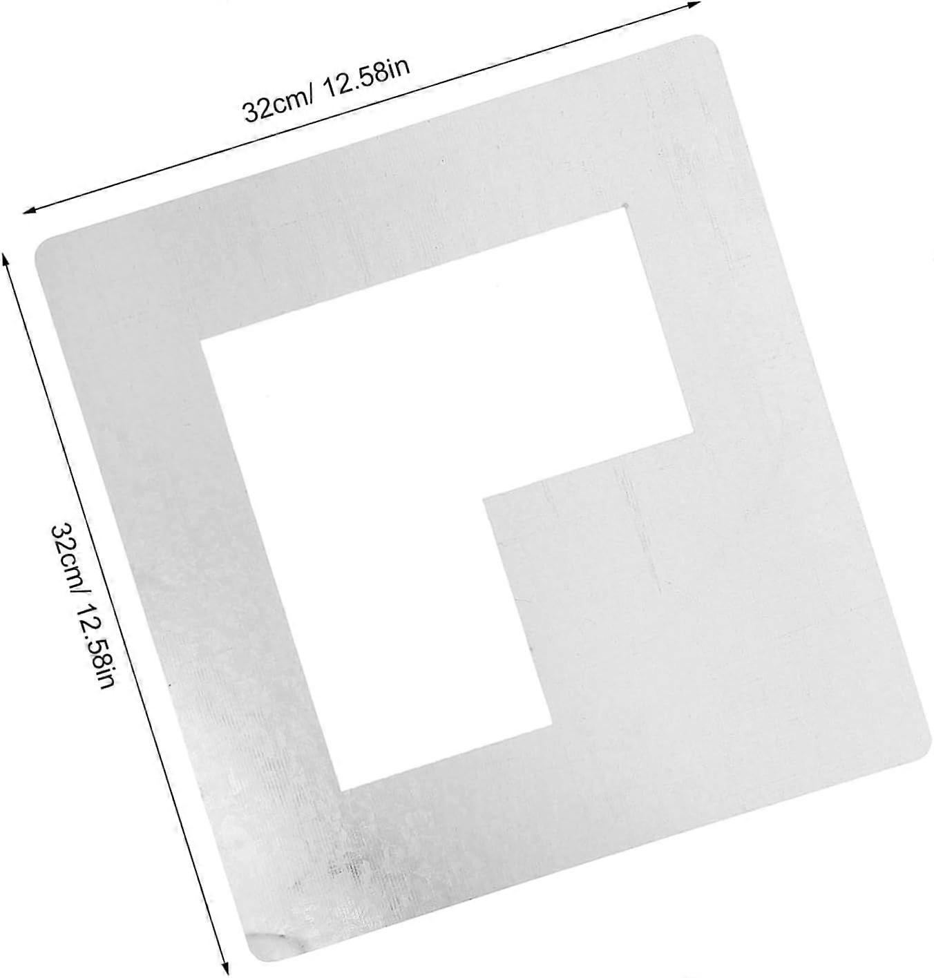 Corner Stencil for Garage and Driveway Divider Marking