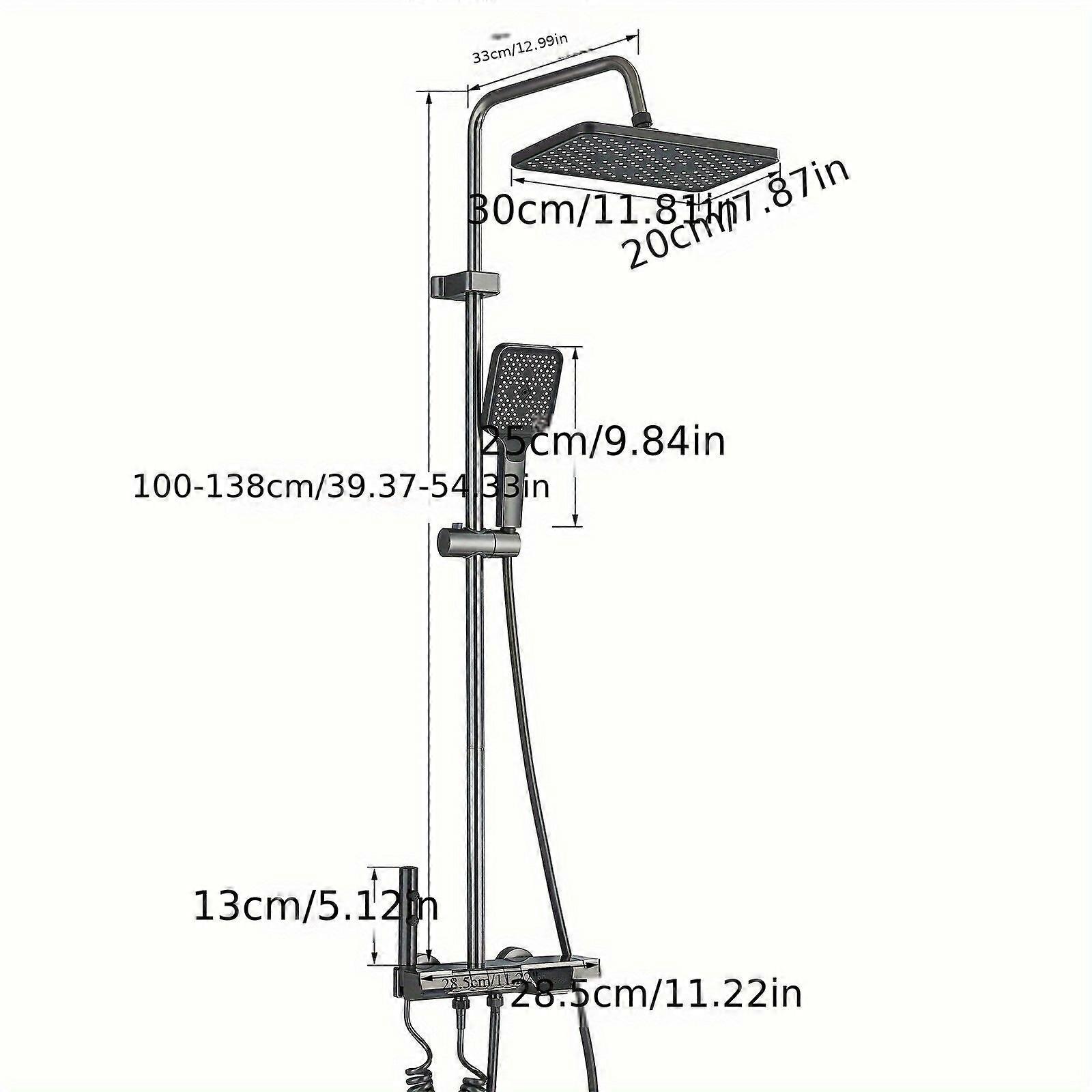Douche Systeem - Douchekraan - Douche Set - Handdouche - Baduitloop