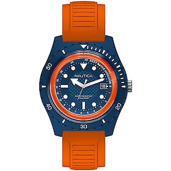 Nautica Ibiza kvarts analog mand ur med silikone armbånd NAPIBZ004
