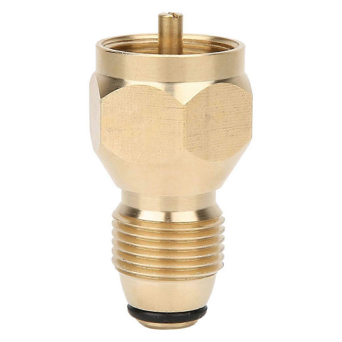 Solid Brass Leak-Free Propane Refill Adapter for Outdoor Use