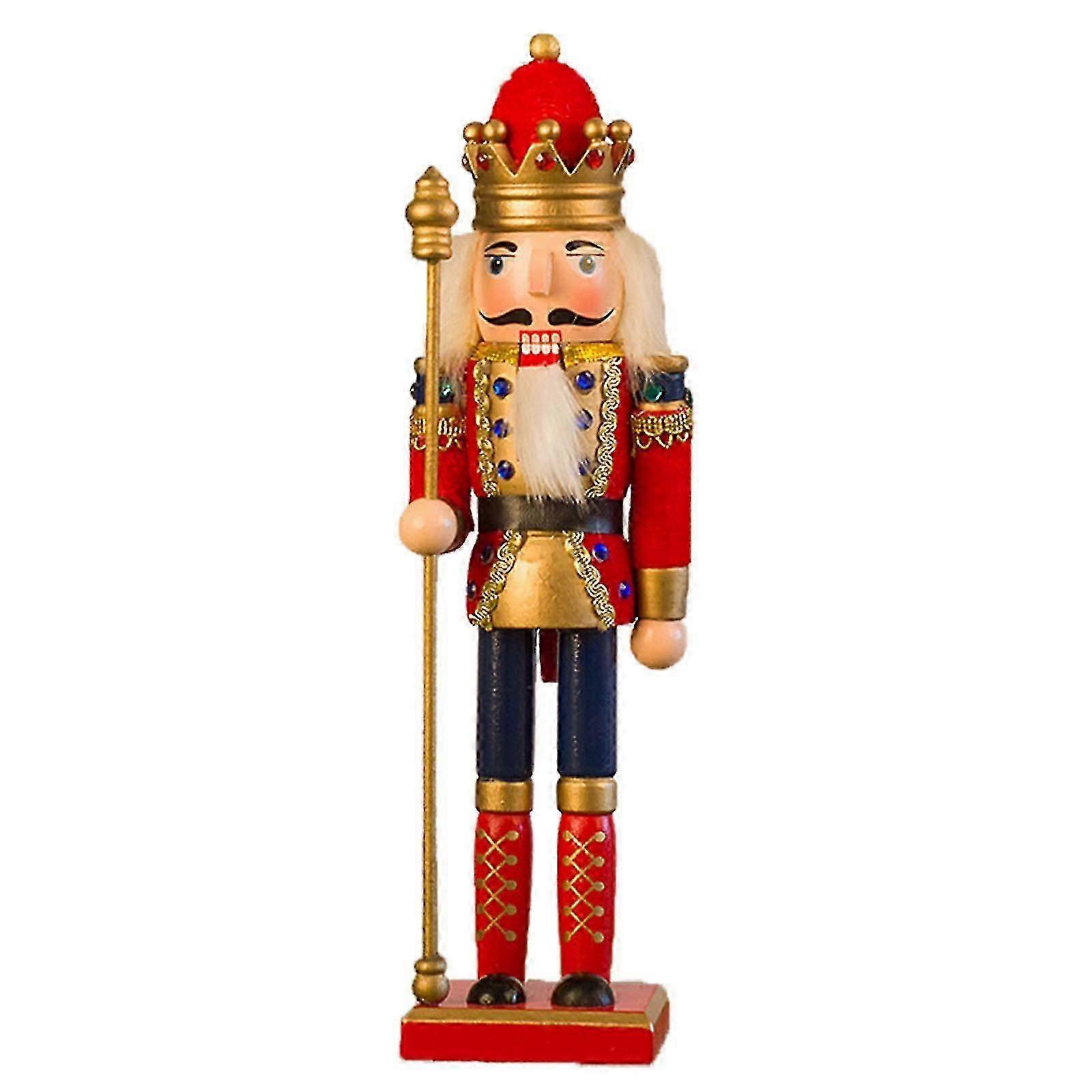 30cm Wooden Nutcracker Soldier Decor