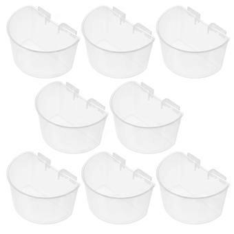 Chicken Feeding Cup for Feeding Use with 40Pcs Transparent Plastic Cups