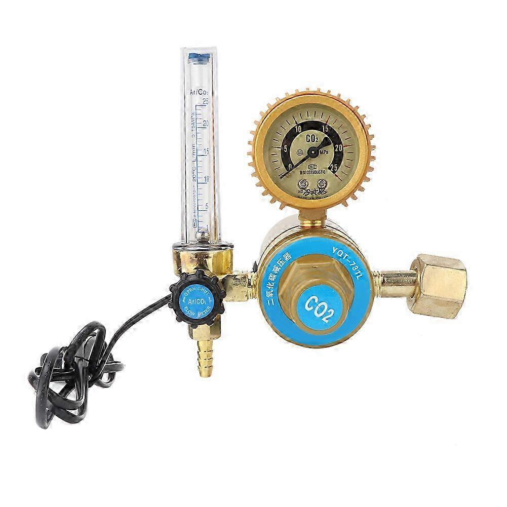 CO2 Welding Regulator With Protected Gauge