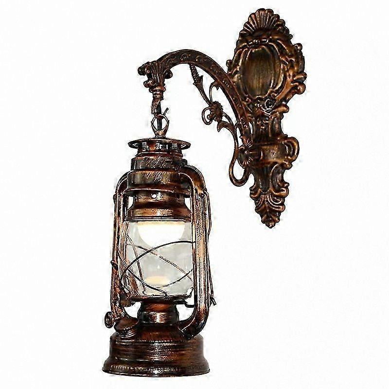 Retro Iron Glass E27 Wall Light Fixture