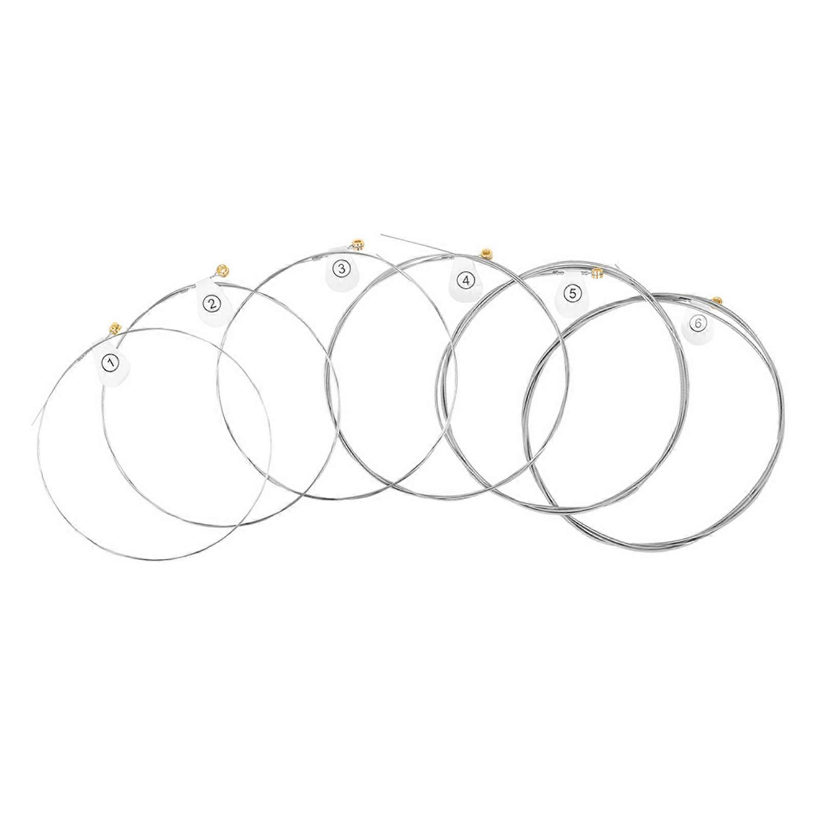 6 Pieces Nickel Wound Electric Guitar Strings Hexagonal Core