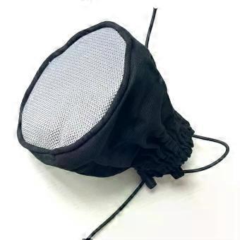 Soft Hair Dryer Diffuser Cover Universal Cloth Hair Dryer Diffuser Storage Bag Foldable with Elastic Band Diffuser Sleeve