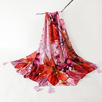 70 x 35 Women Square Silk Like Hair Scarf Head Sleeping Wrap Satin Headscarf, B4