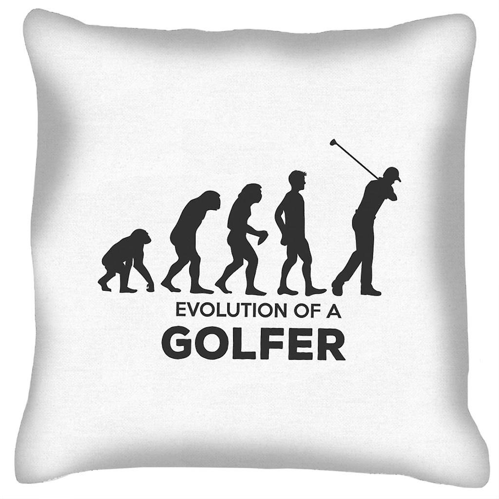 Evolution Of A Golfer Cushion