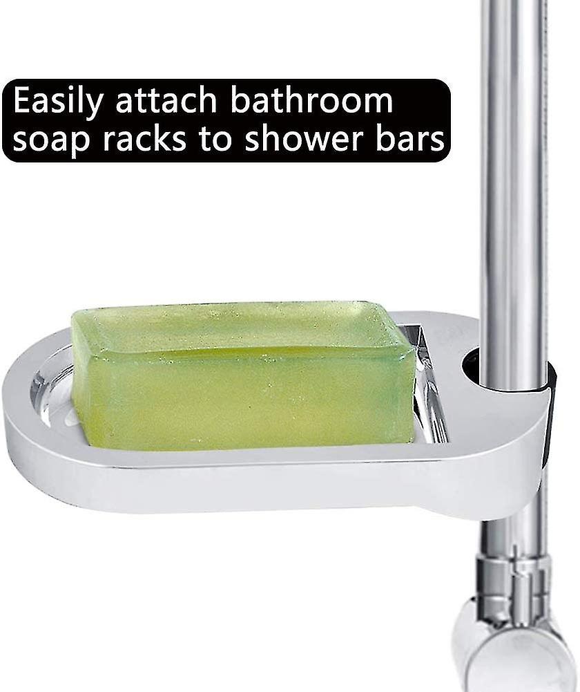 Shower Soap Dish, 2 Pieces Shower Bar Soap Dish Wall Mounted Sponge ...