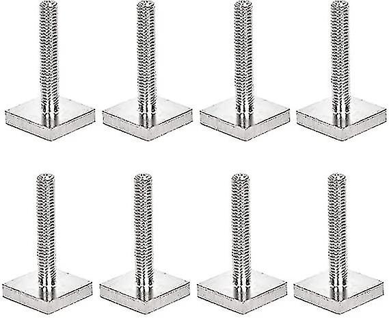 2024 Ny 8 stk T sporadapter T Sporbolter Takboksbil T-mutter T-spor sykkeldeler for takstativ og rekkverk