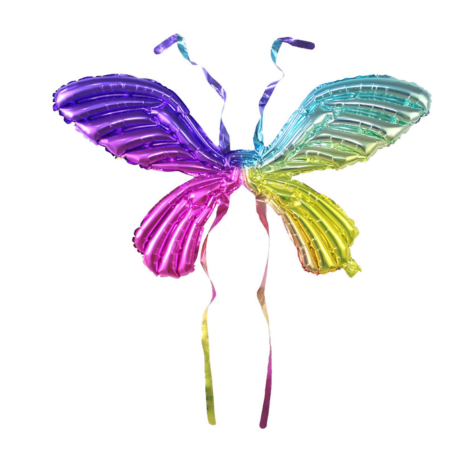 צעצועי כנפי פרפר ילדים מתנות חתונה יום הולדת ציוד למסיבת נייר כסף לשימוש חוזר ייחודי קישוט סרט אלומיניום חדש