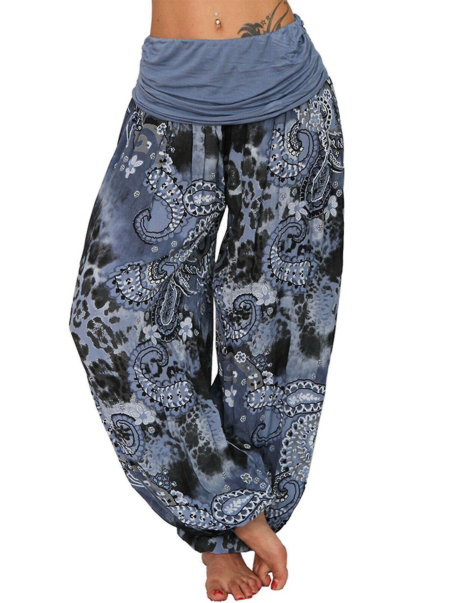 Plus Size Aladdin Yoga Pants Womens Plus Size Boho Baggy Harem